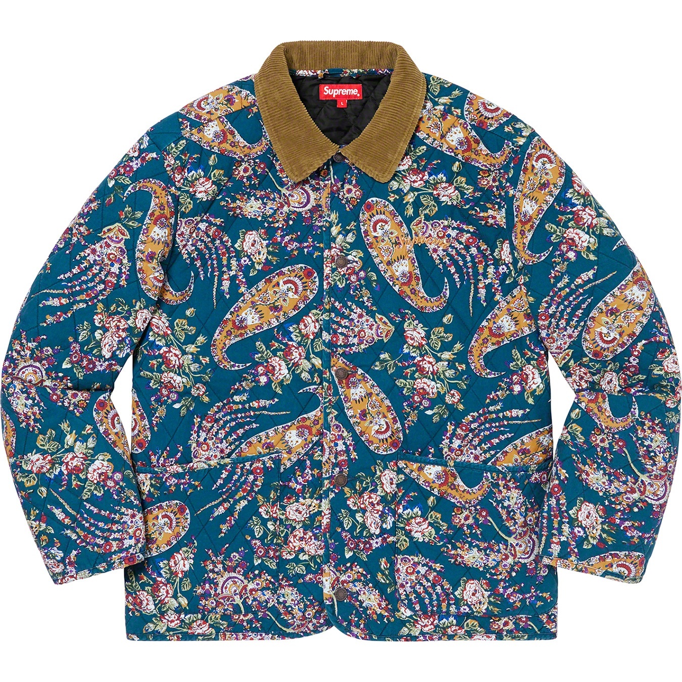 Quilted Paisley Jacket view 6